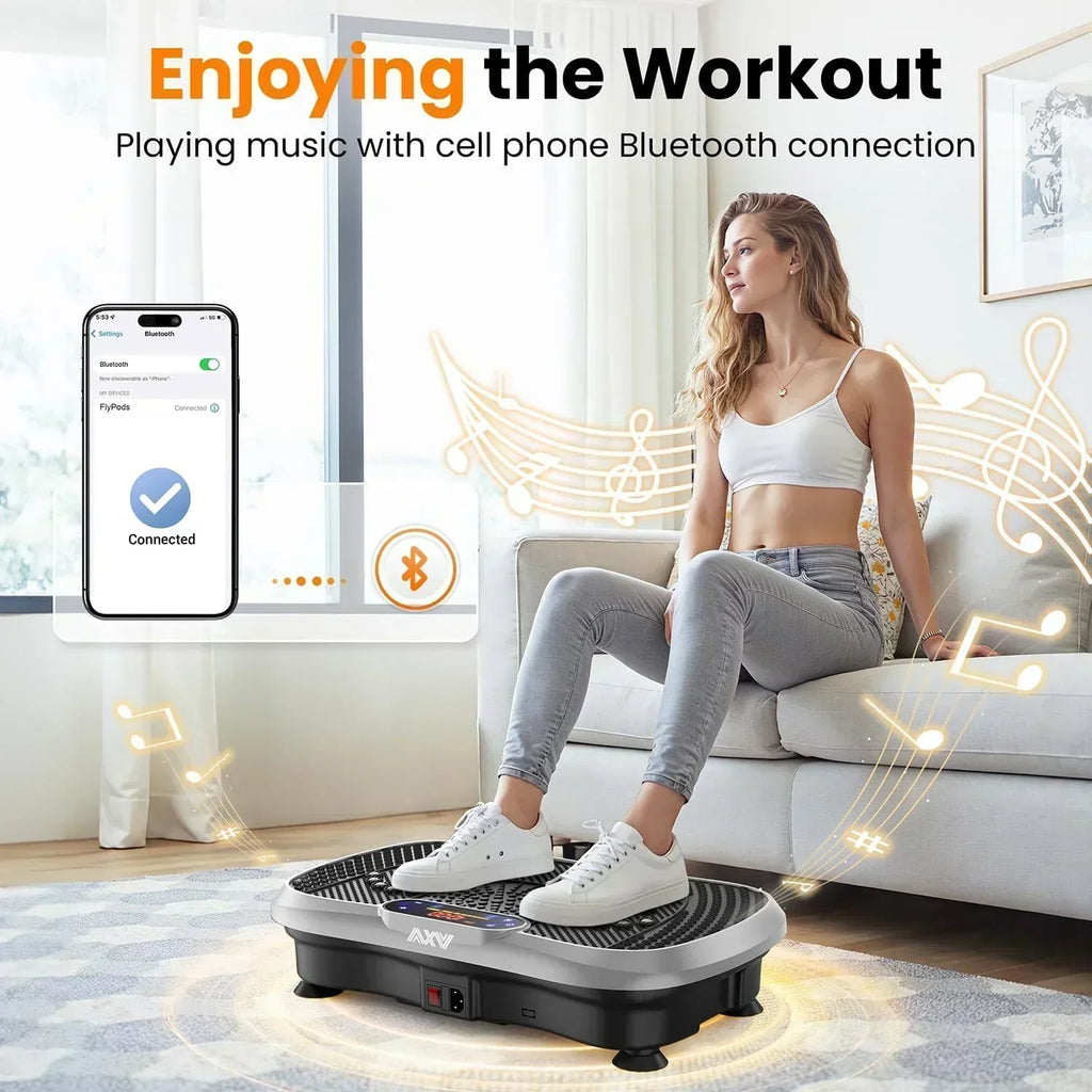 AXV Vibration Plate Fitness Platform Trainer Suitable for men and women to lose weight wourant