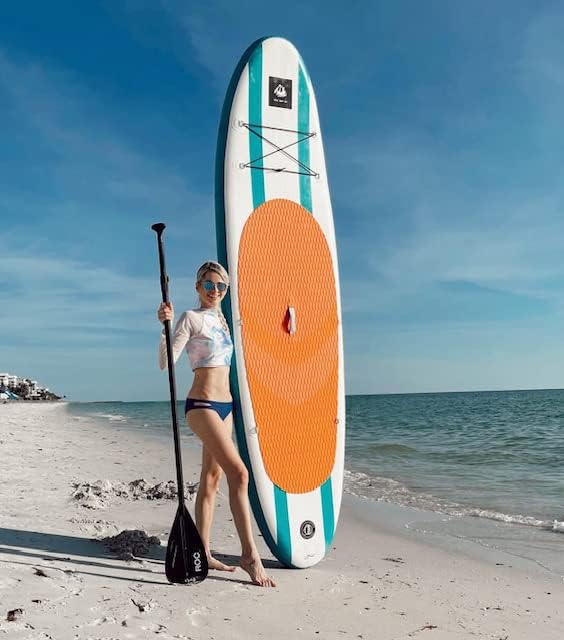 ROC inflatable stand-up paddle board SUP paddle board accessories Anti-slip comfortable deck wourant