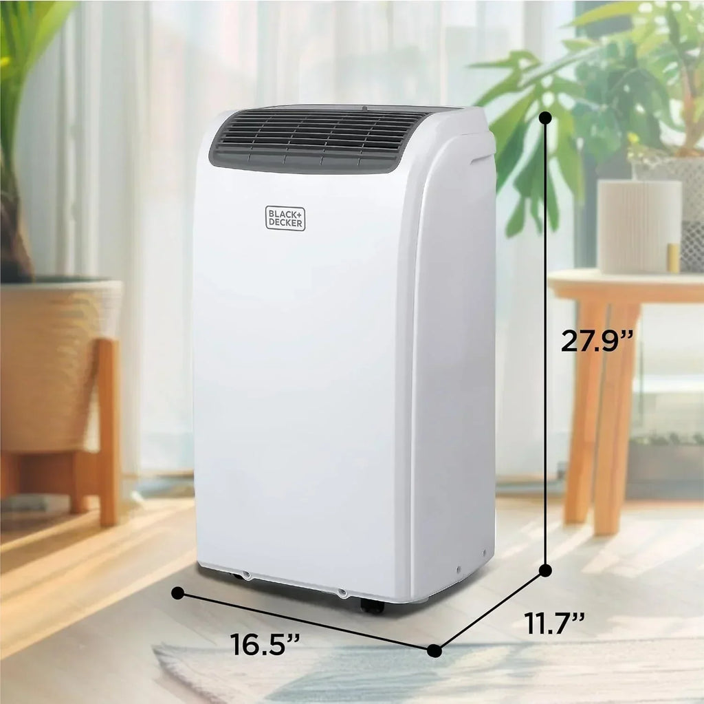BLACK+DECKER 10,000 BTU Portable Air Conditioner for Rooms up to 450 Sq with Remote Control wourant
