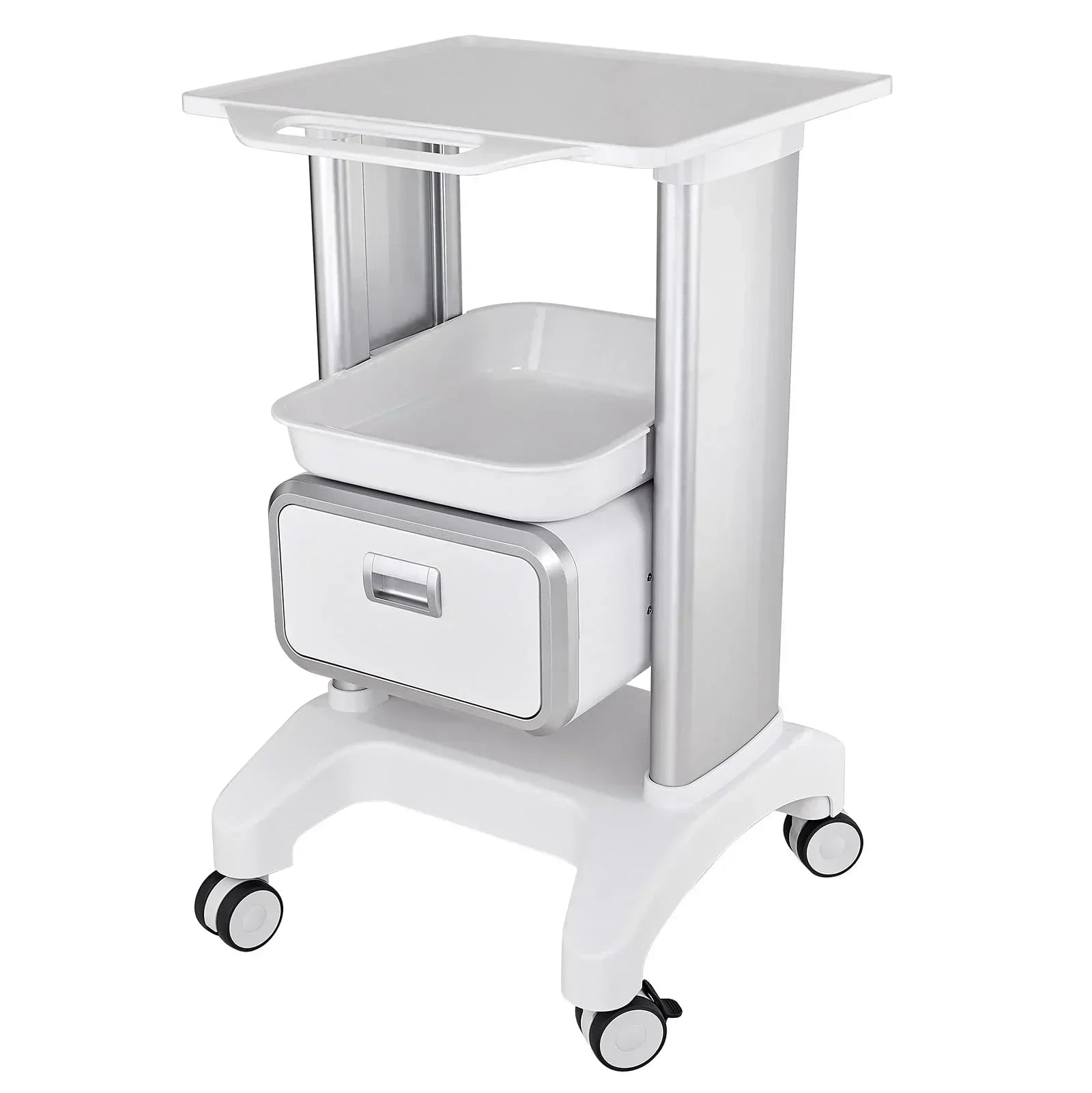 Professional Utility Cart with Wheels and Drawers Salon Lab Hospital Dental Office Clinic wourant