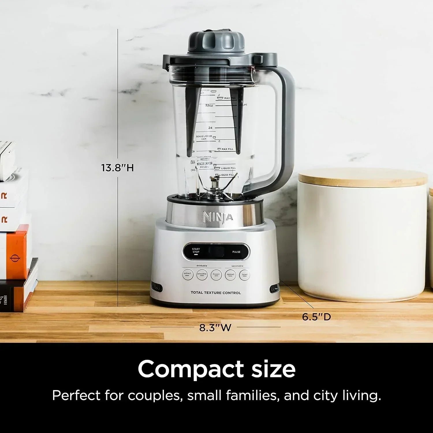 Ninja SS151 Twisti Blender Duo High Speed 1600 WP Smoothie Nutrition Extractor wourant