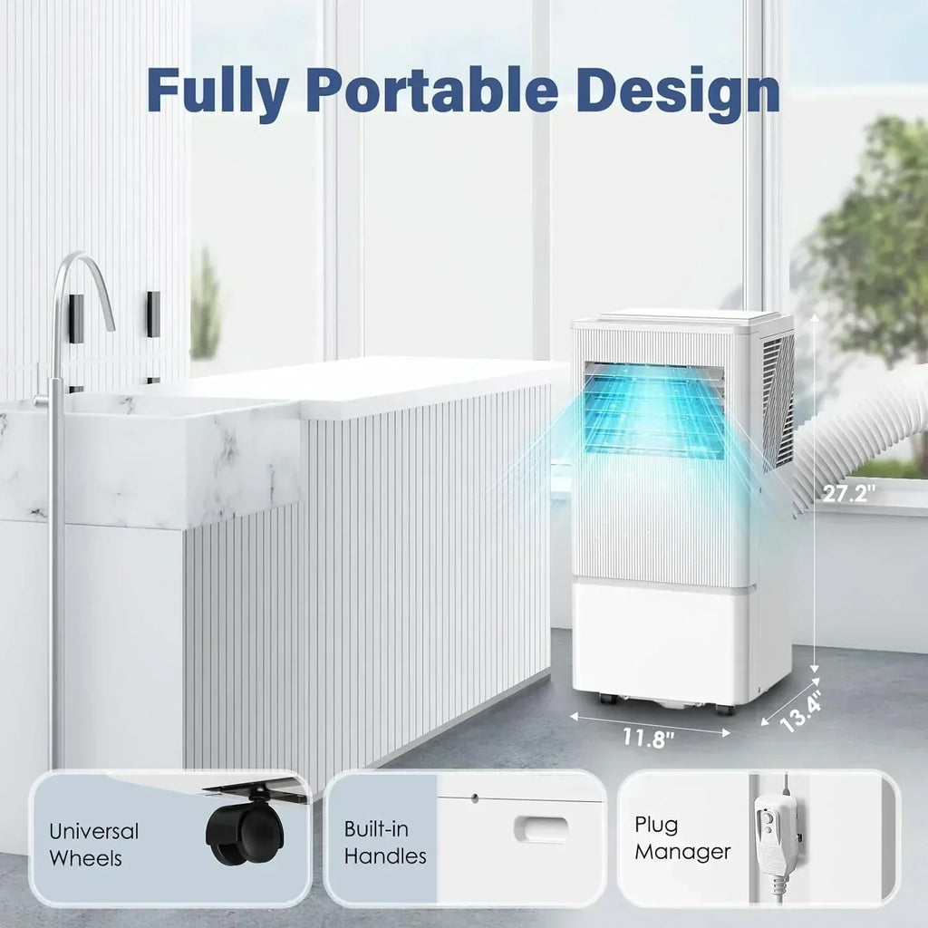 Air Choice Portable Air Conditioner 10000 BTU Air Conditioner Portable for Room Up to 450 Sq.Ft wourant