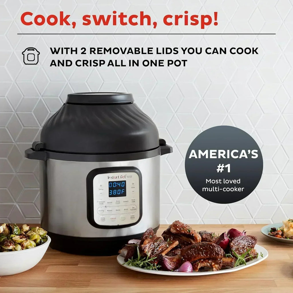 Instant Pot Duo 7 in 1 Electric Pressure Cooker Slow Cooker Rice Cooker Steamer Sauté Pan wourant