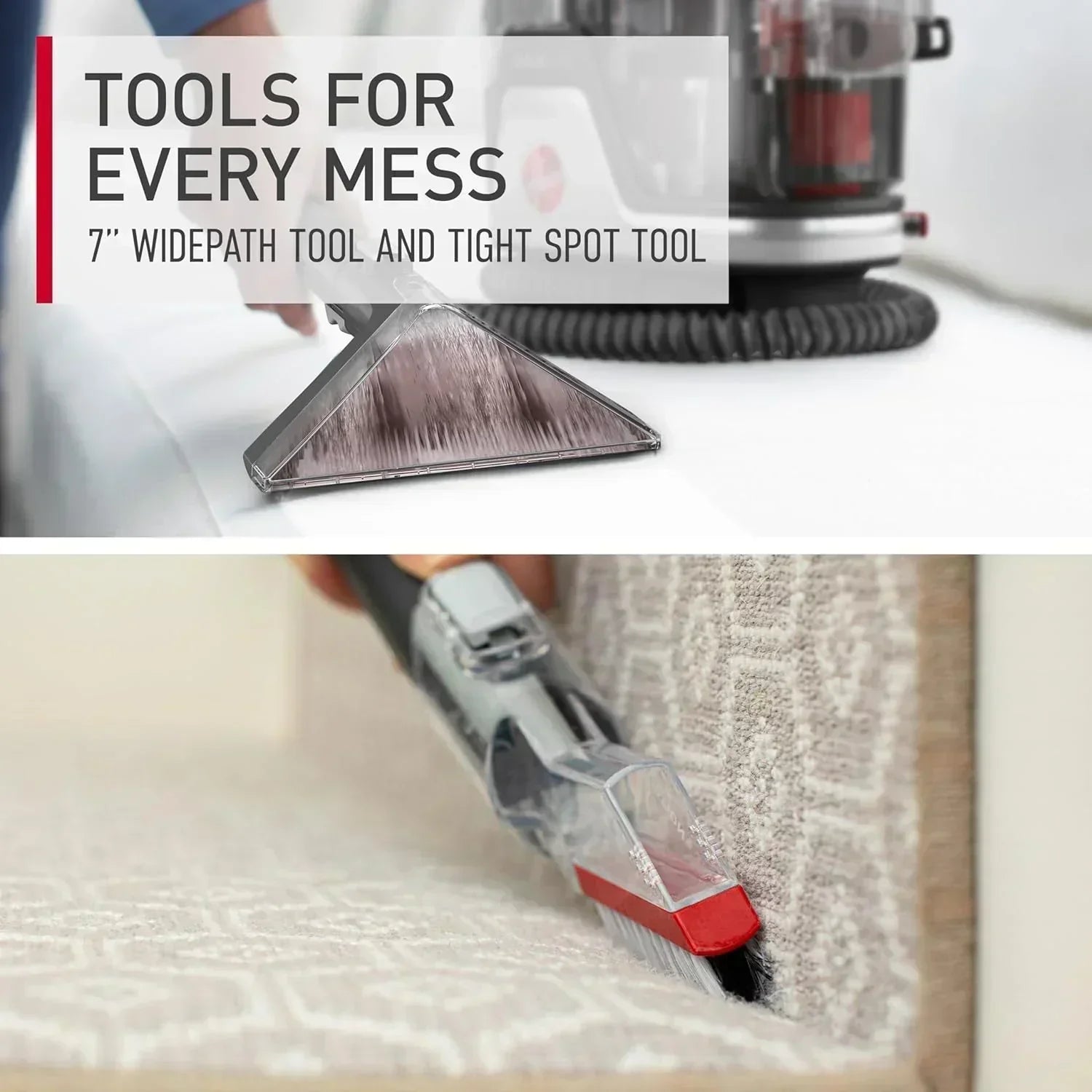 Hoover CleanSlate Plus Portable Carpet Upholstery Spot Cleaner with Powerful Suction wourant