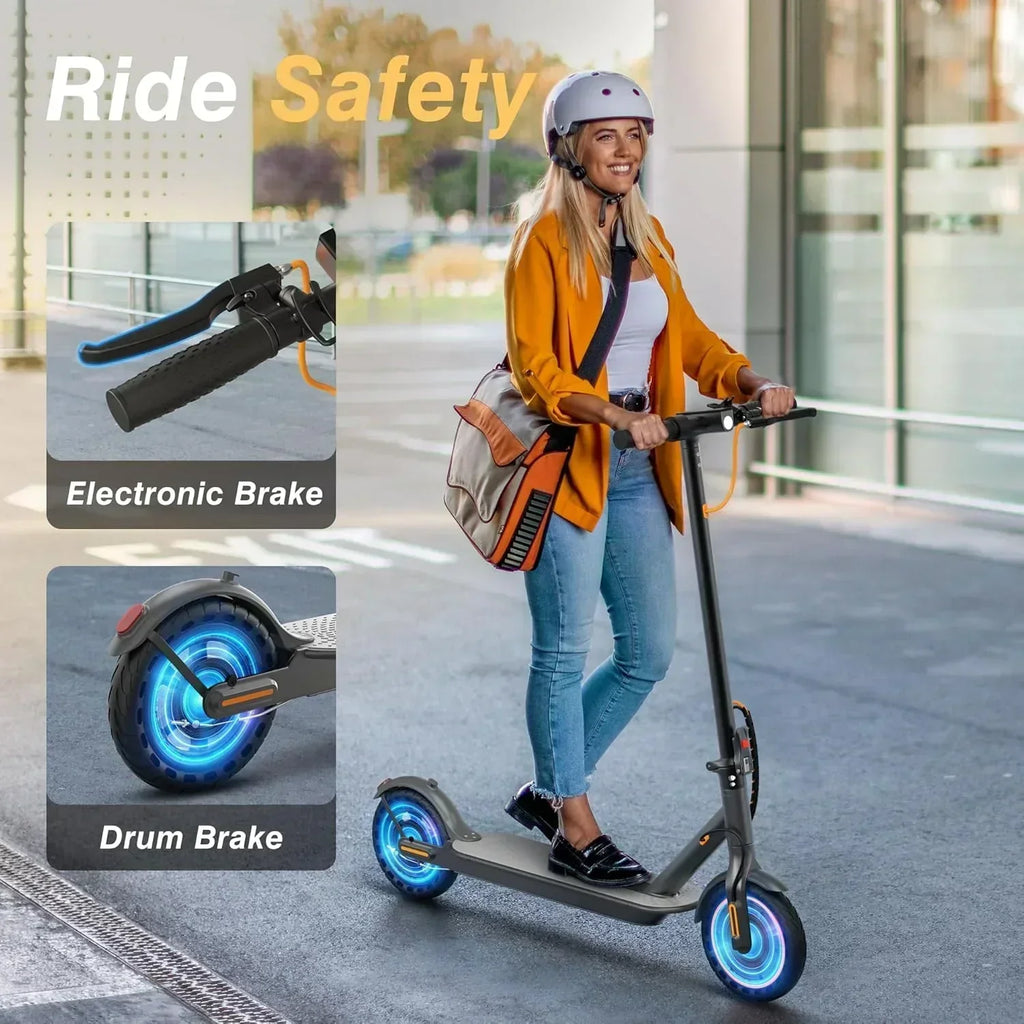 Electric Scooter 350W/500W Motor Top Speed 19/22 mph Max 16/23/28Miles Ranges Foldable E Scooter wourant