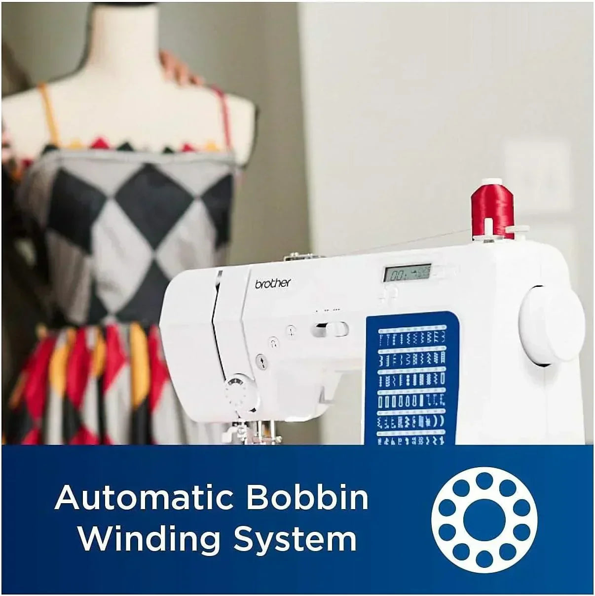 Brother CS7000X Computerized Sewing and Quilting Machine 70 Built-in Stitches LCD Display wourant