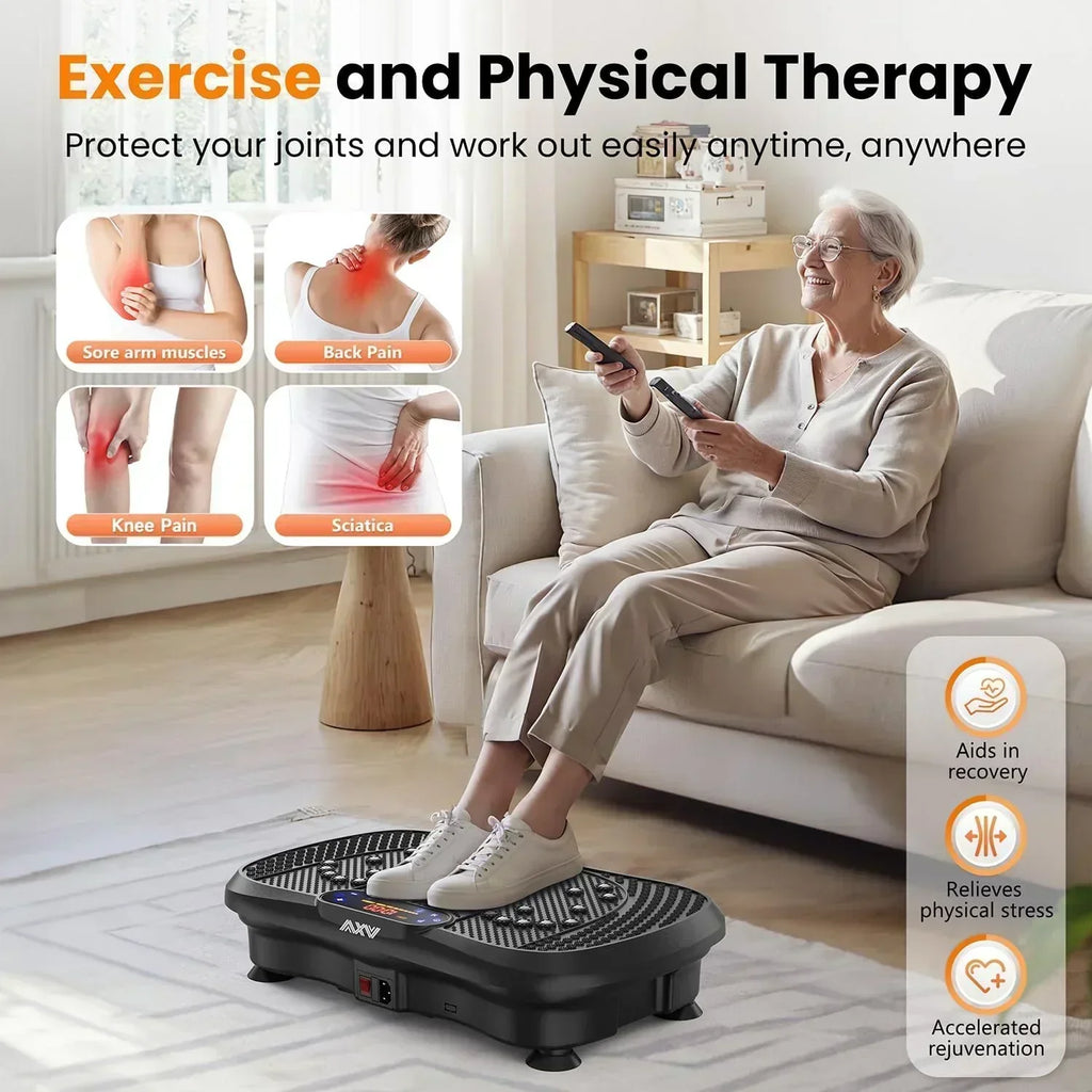 AXV Vibration Plate Fitness Platform Trainer Suitable for men and women to lose weight wourant
