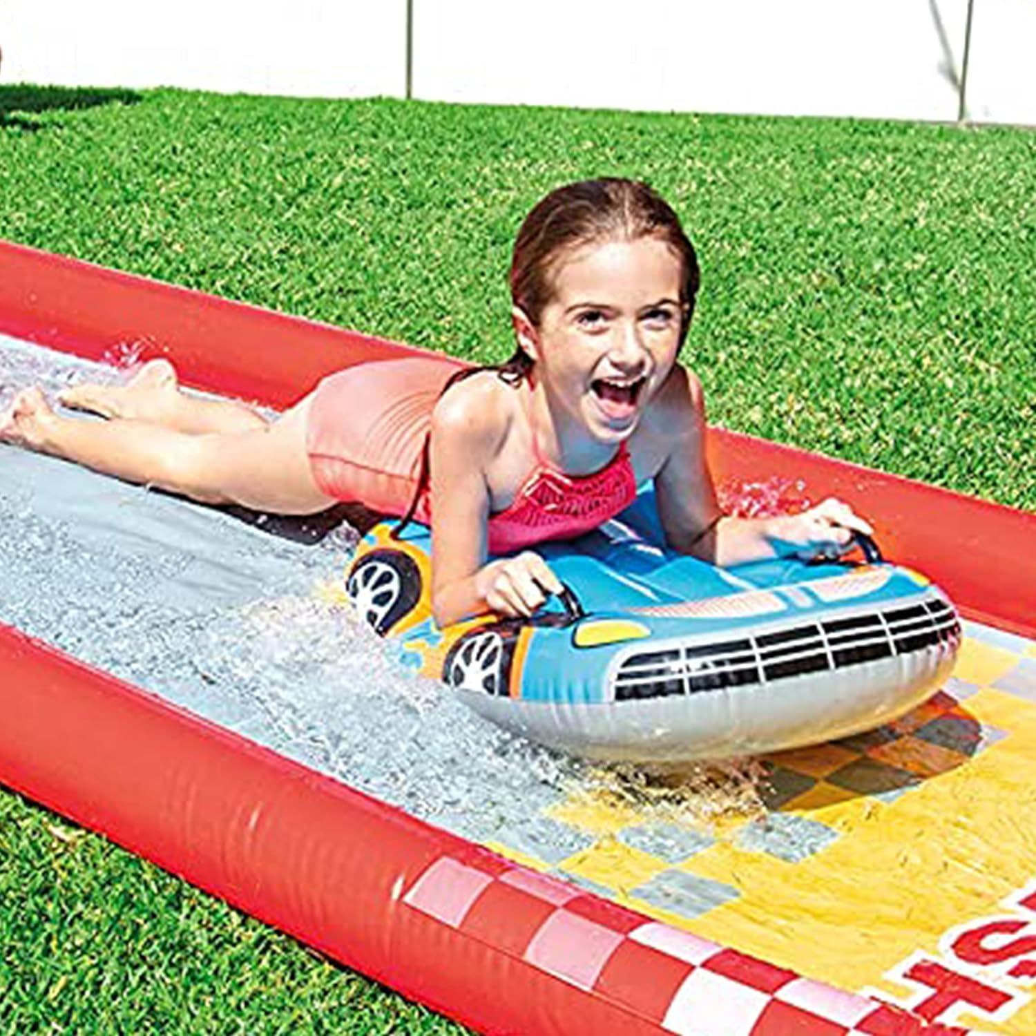 Intex 96" x 78" x 28" Inflatable Jungle Adventure Play Center Spray Kiddie Pool Water Slide wourant