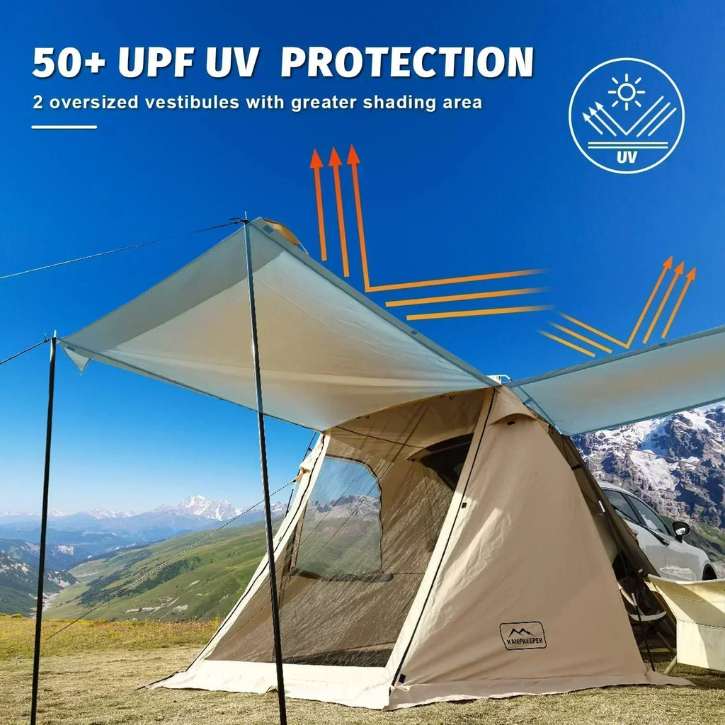 KAMPKEEPER SUV Car Tent Tailgate Shade Awning Tent for Camping Vehicle Camping Tents wourant