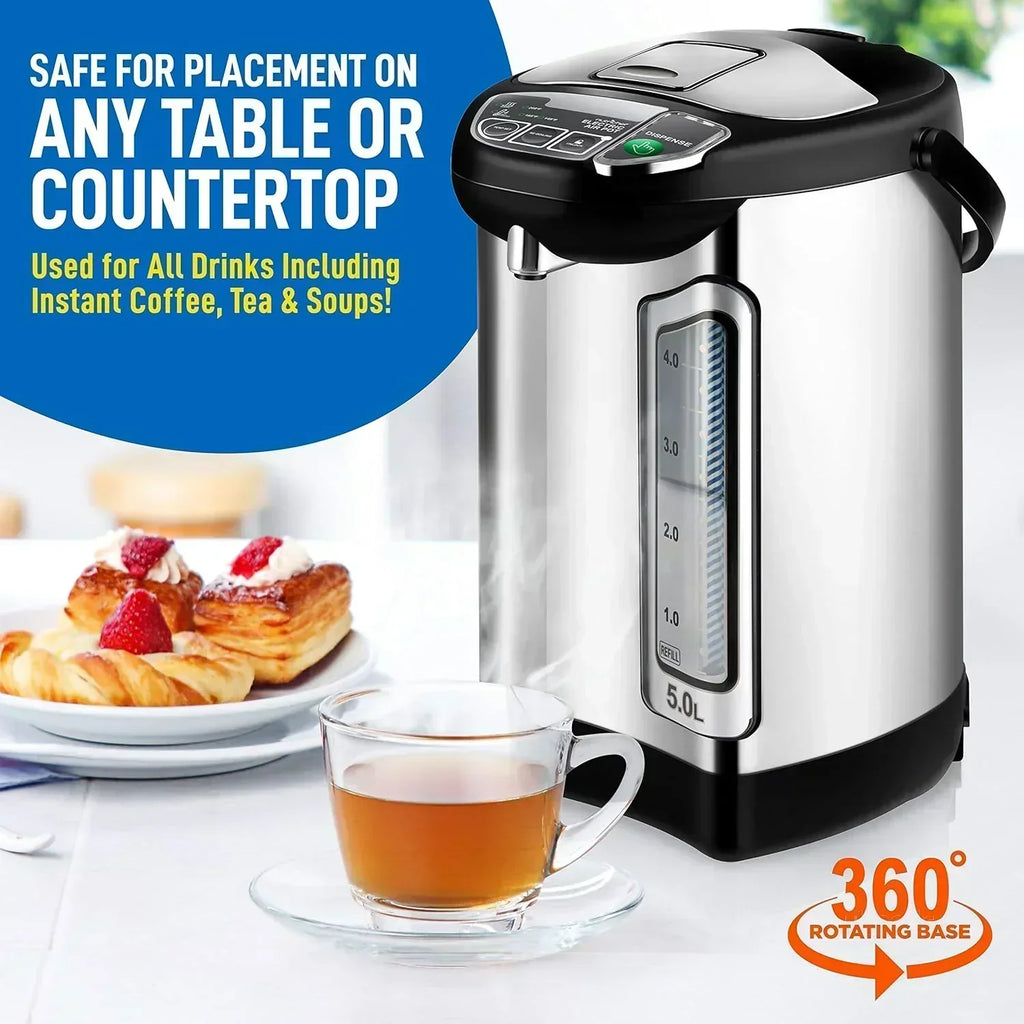 NutriChef Water Heater and Hot Water Dispenser 8L Electric Beverage Dispenser wourant