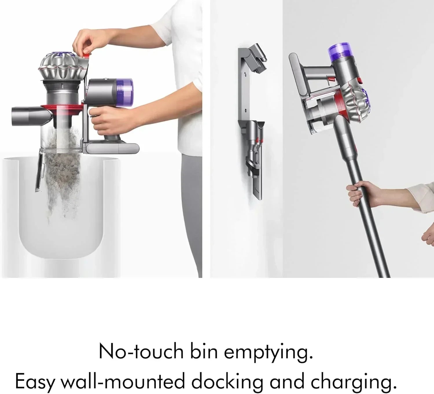 Cordless vacuum cleaner silver/nickel wourant