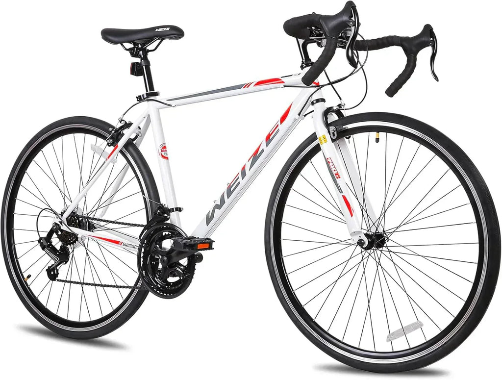 WEIZE Road Bike 700C Wheel City Commuter Bicycle Shimano 14 Speed Drop Bar Racing Adult Bike wourant