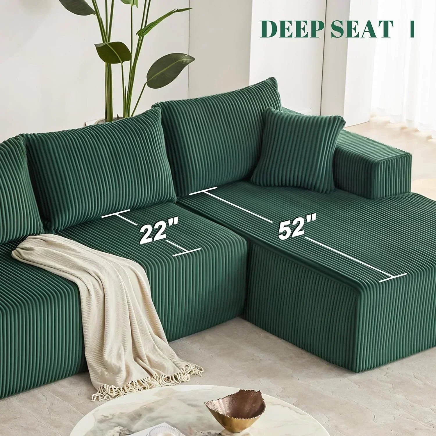 108 inch sectional sofa cloud sectional sofa with deep seat modern sectional L shaped sofa wourant