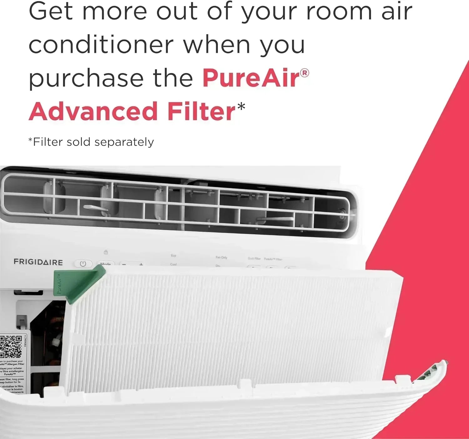 Frigidaire 5,000 BTU Window Air Conditioner Remote Control Cools Up to 150 Sq. Ft. Quiet Operation wourant