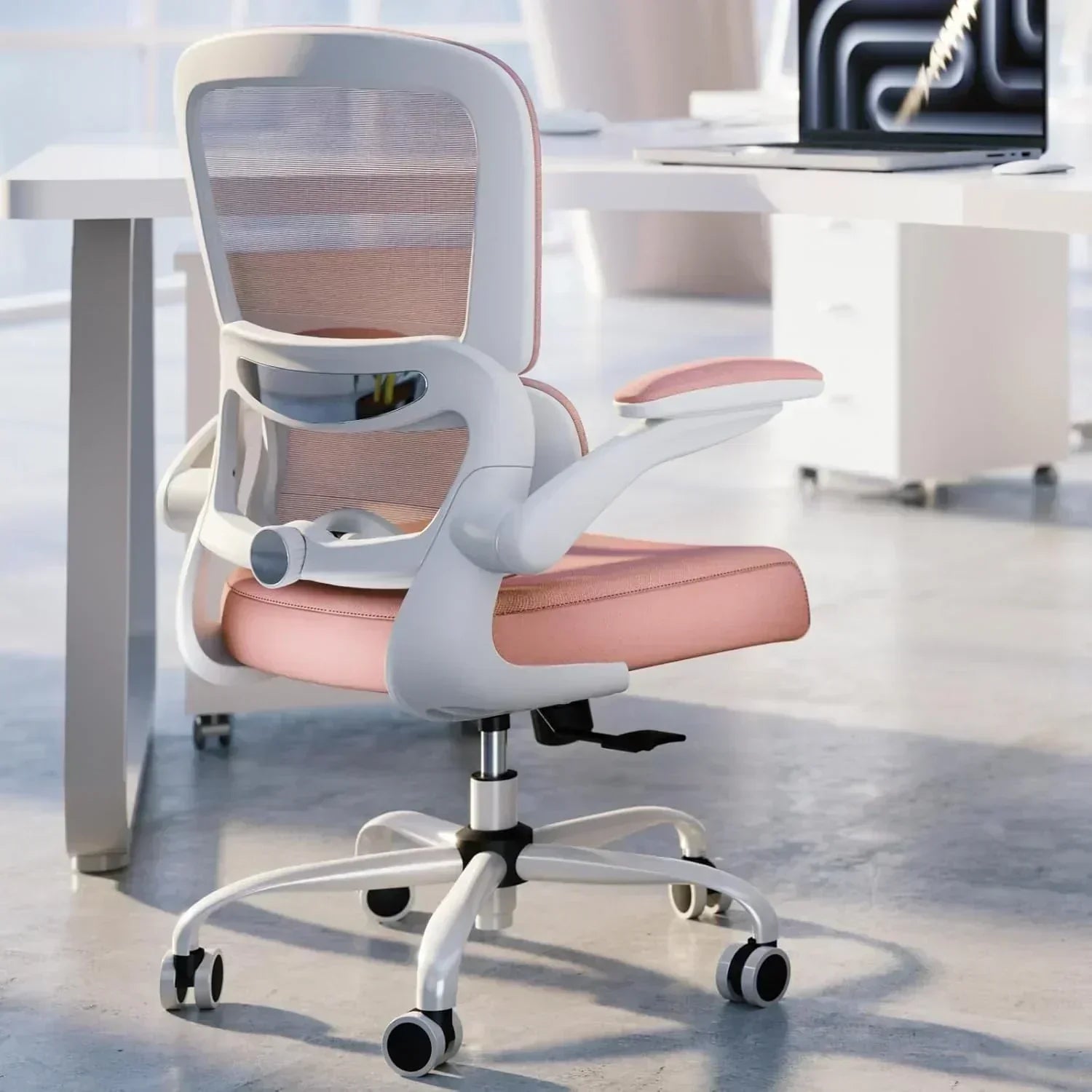 TRALT Office Chair Ergonomic Desk Chair 330 lbs Home Mesh Gaming Chair with Wheels wourant