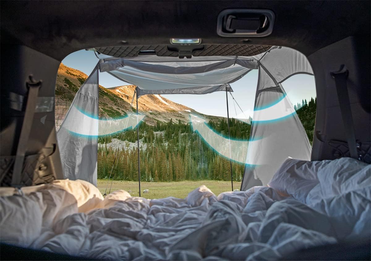 KAMPKEEPER SUV Car Tent Tailgate Shade Awning Tent for Camping Vehicle Camping Tents wourant