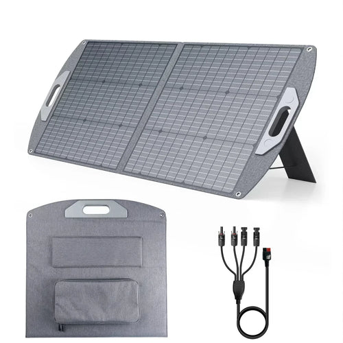 100 Watt Foldable Solar Panel with Adjustable Kickstand wourant