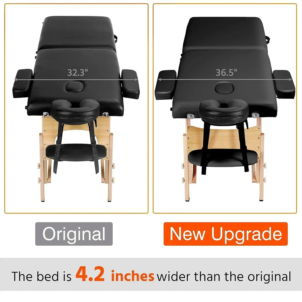 Yaheetech Massage Table Portable Lash Beds Spa Bed Massage Couch Foldable Spa Tables wourant