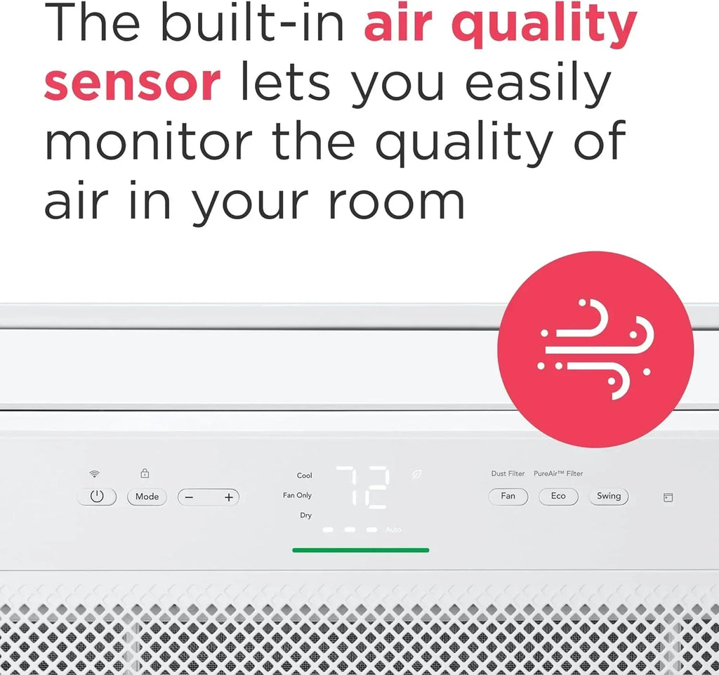 Frigidaire GHWQ103WC1 Inverter Quiet Temp Room Air Conditioner 10,000 BTU with Wi-Fi Connected wourant