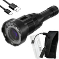 P35i LEP Flashlight, 3000 Lumen 1804 Yards Long Throw USB-C Rechargeable with LumenTac Organizer wourant