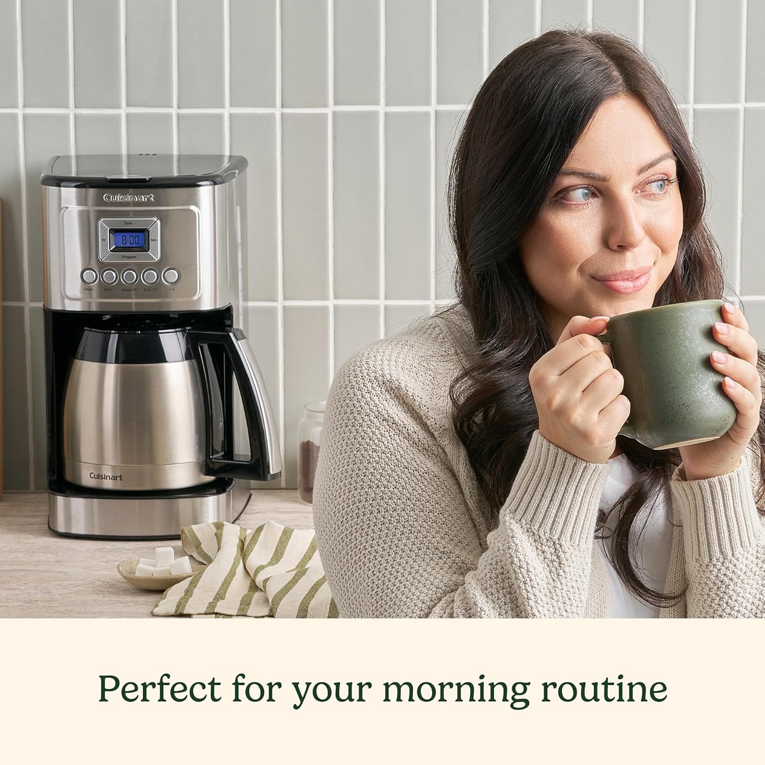 cuisinart 12-Cup Coffee Maker Programmable PerfecTemp Thermal Carafe Coffee Machine wourant