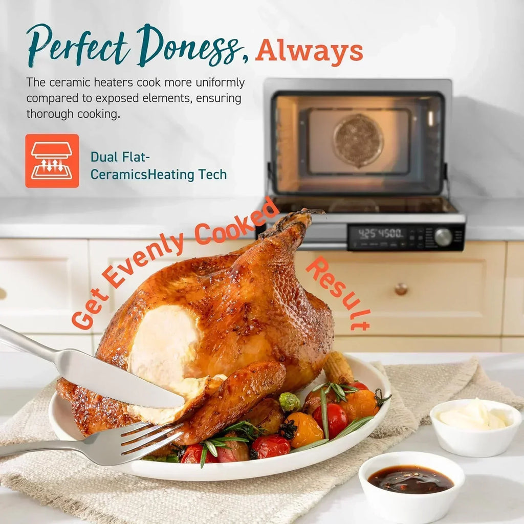 COSORI 11-in-1 air fryer 13-quart capacity combines grilling toasting baking and reheating wourant