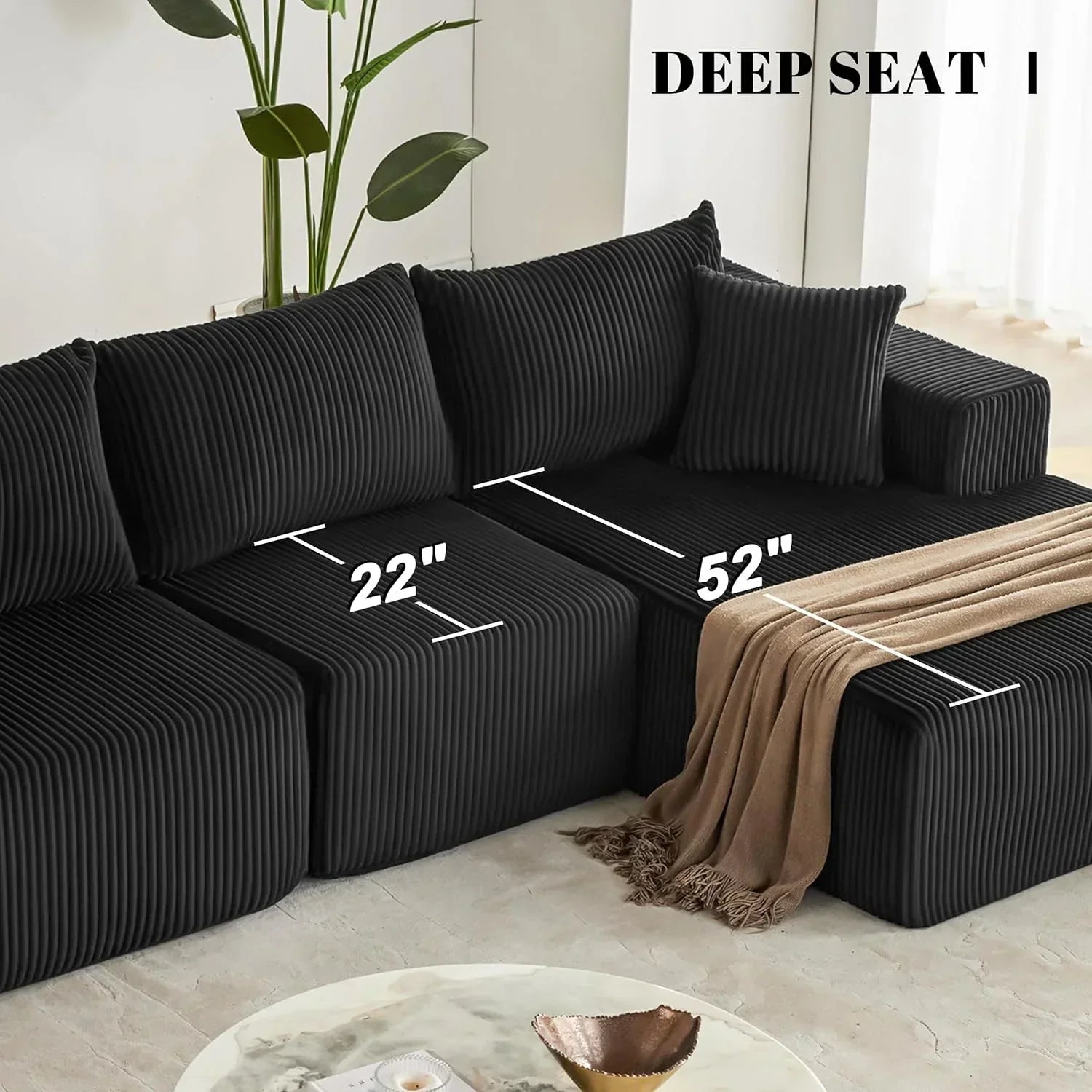 108 inch sectional sofa cloud sectional sofa with deep seat modern sectional L shaped sofa wourant