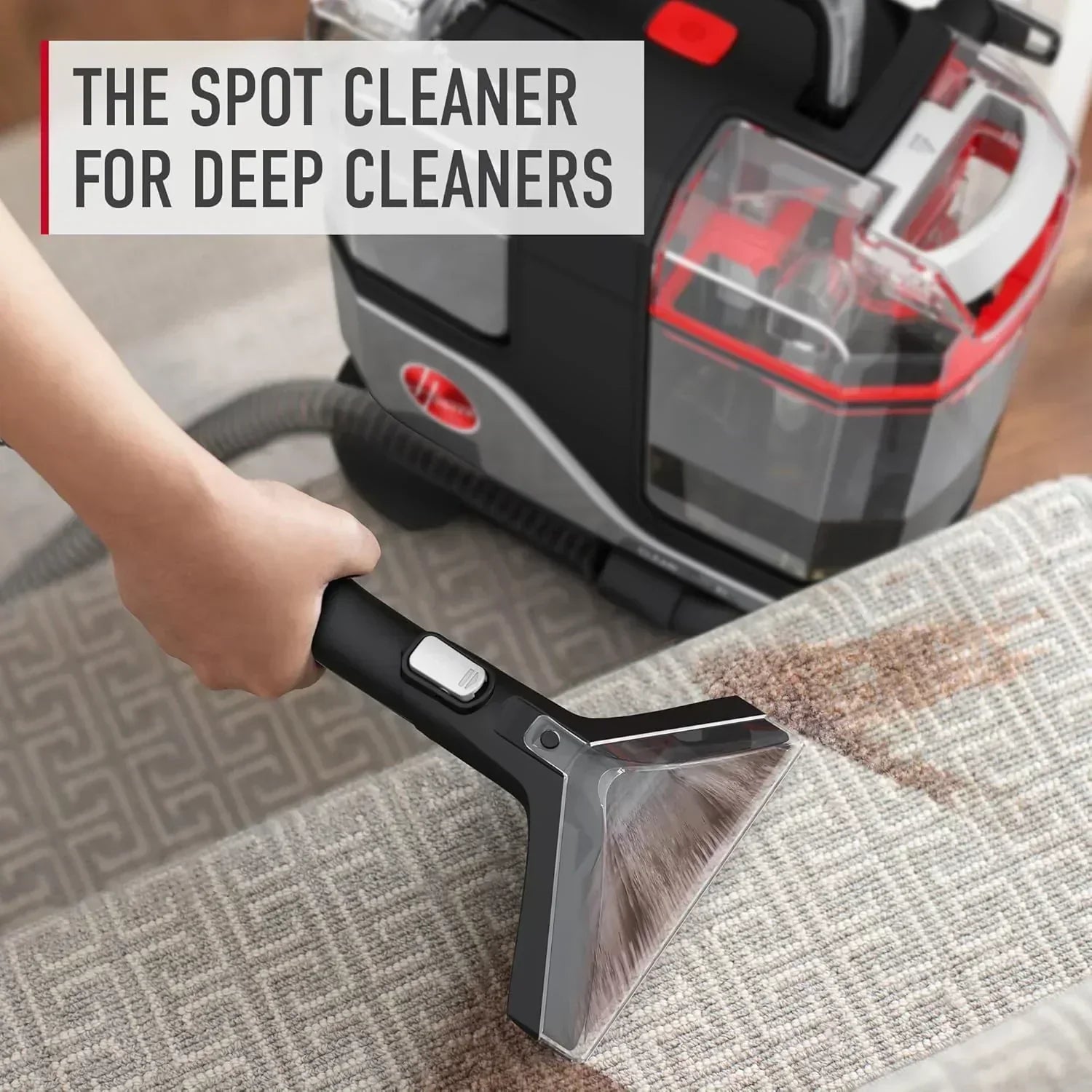 Hoover CleanSlate Plus Portable Carpet Upholstery Spot Cleaner with Powerful Suction wourant