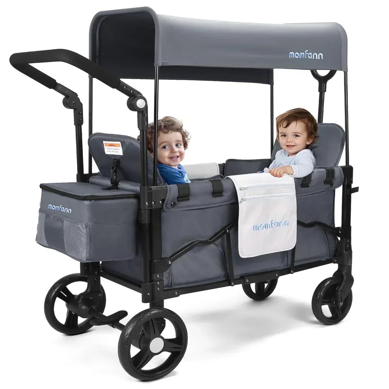 Stroller Wagon for Kids Wagon Stroller Toddlers 2 Seaters All-Terrain Baby Wagon Outdoor wourant