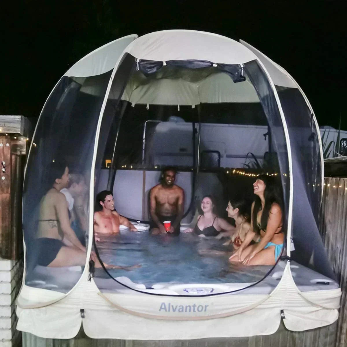 Alvantor Screen House Gazebo Pop Up Igloo Screened Canopy Tent with Mosquito Netting Sides wourant