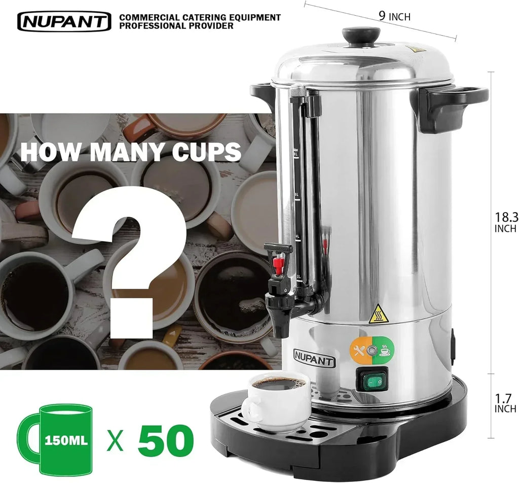 Commercial coffee maker 15 liters 304 stainless steel wourant