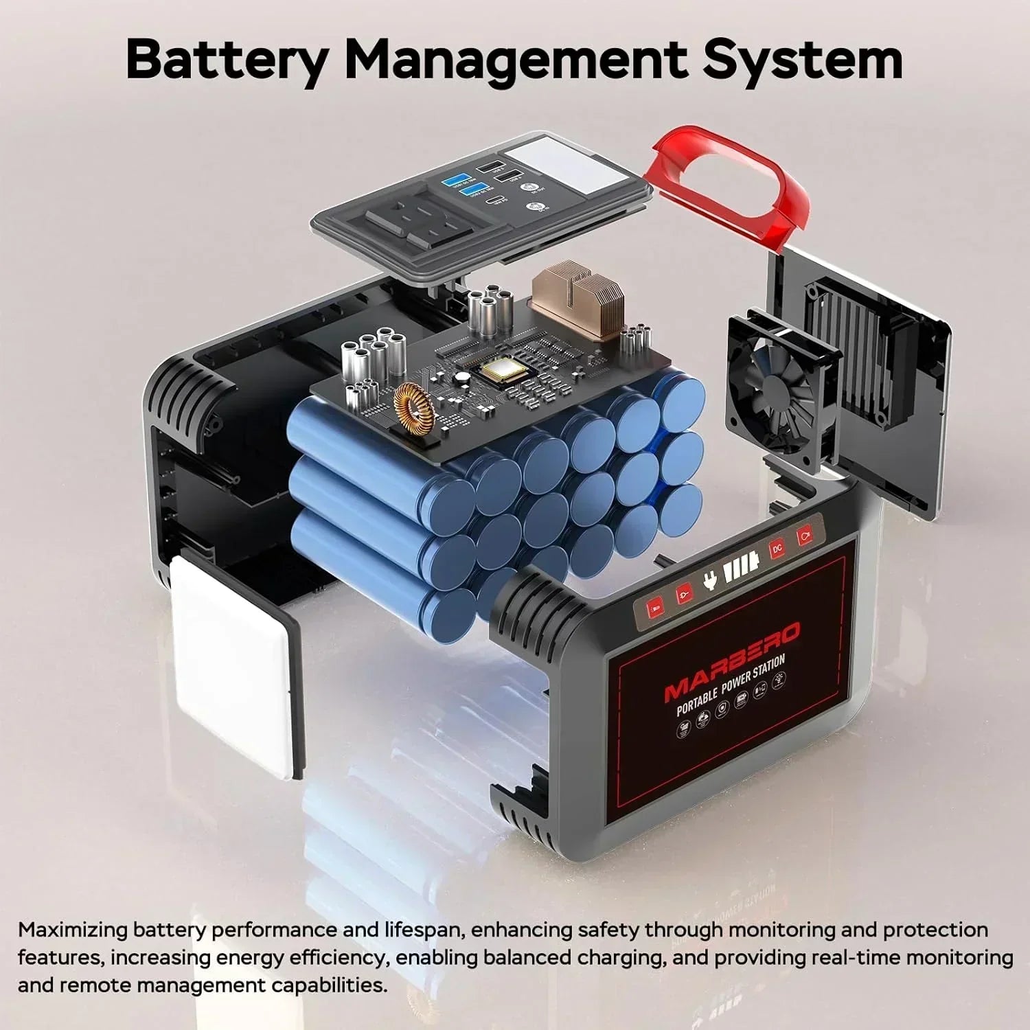 Portable Power Station 88Wh Camping Lithium Battery Solar Generator Fast Charging Power Bank wourant