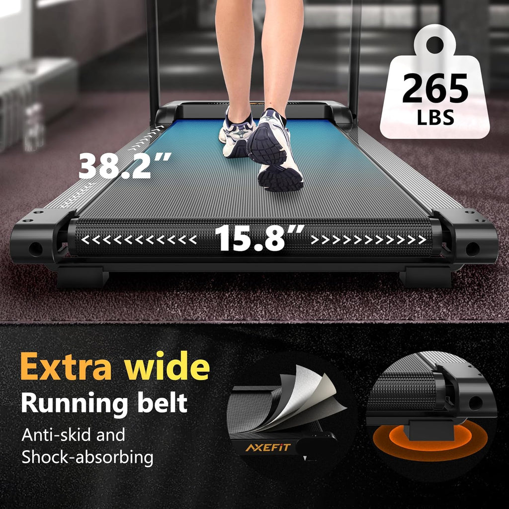 2.5 HP Portable Treadmill with Inclined Walking Pad Panel and Remote 4-in-1 Walking Treadmill wourant
