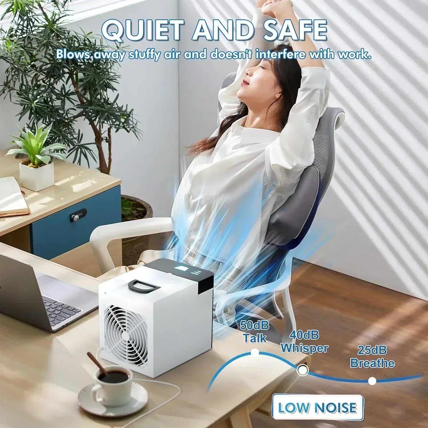 Portable Air Conditioners Fan Anti-leakage Water Mini Air Cooler Personal Ice Air Conditioner wourant