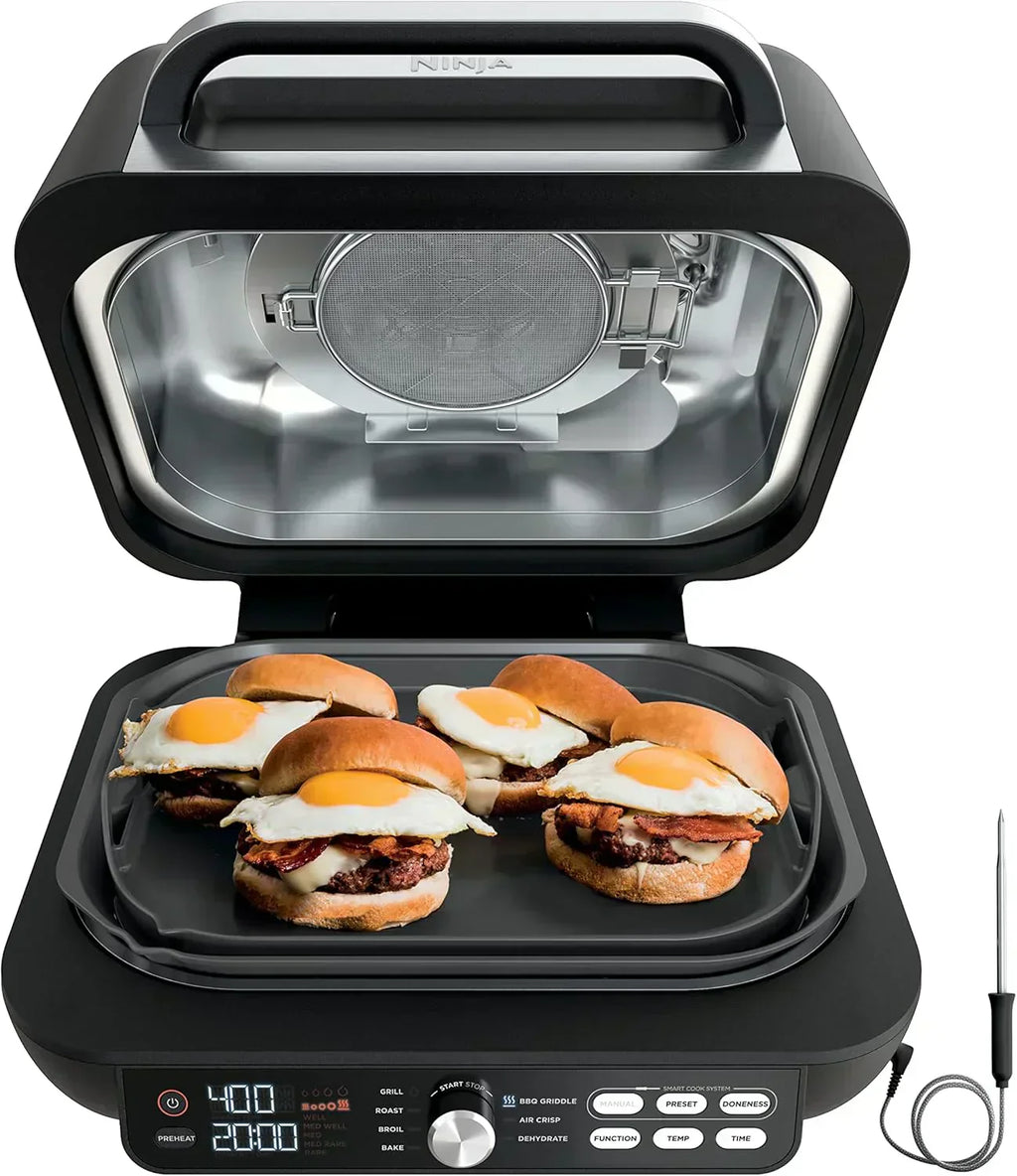 Ninja Foodi Smart XL 6-in-1 Indoor Grill with Air Fry Bake Roast Broil and Dehydrate wourant