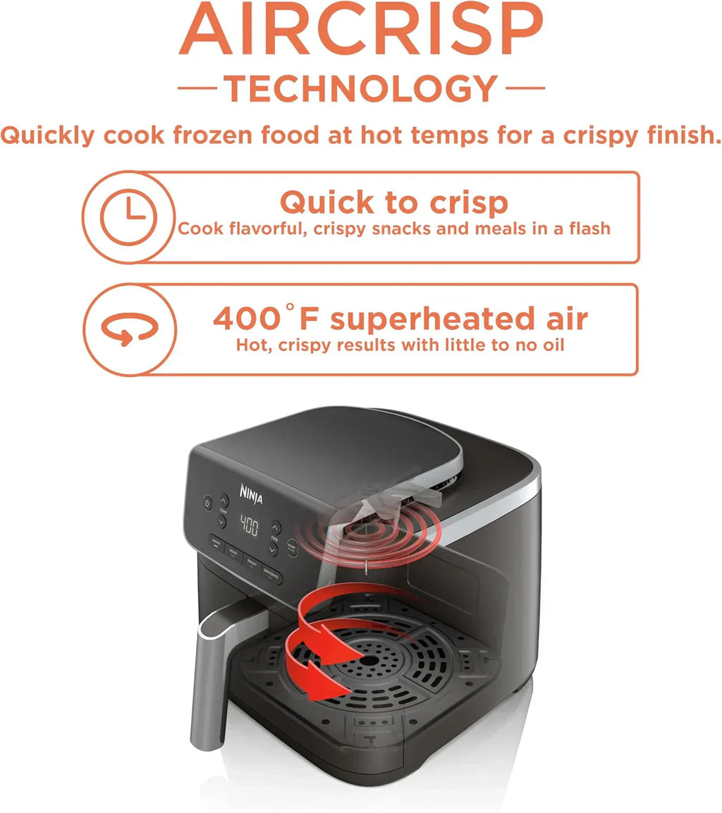 Ninja Air Fryer Pro 5-quart 4-in-1 air fryer that air fries bakes reheats and dehydrates wourant