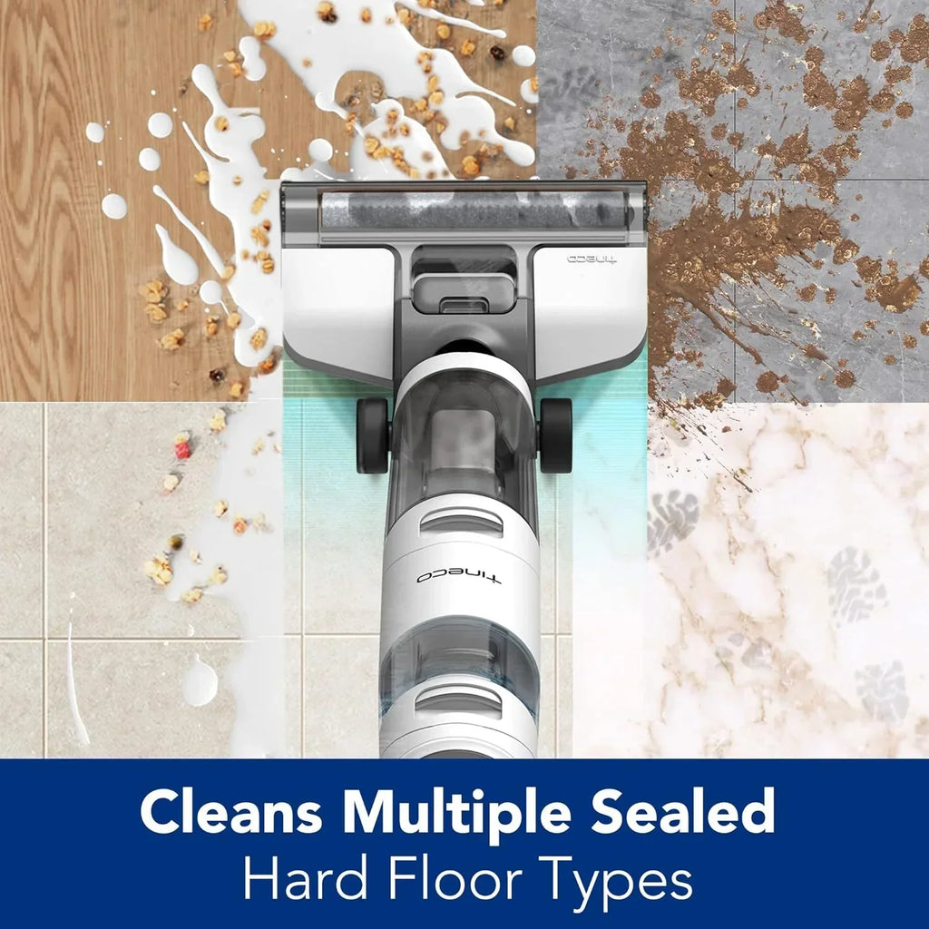Wet Dry Vacuum Cordless Floor Cleaner and Mop One-Step Cleaning for Hard Floors wourant