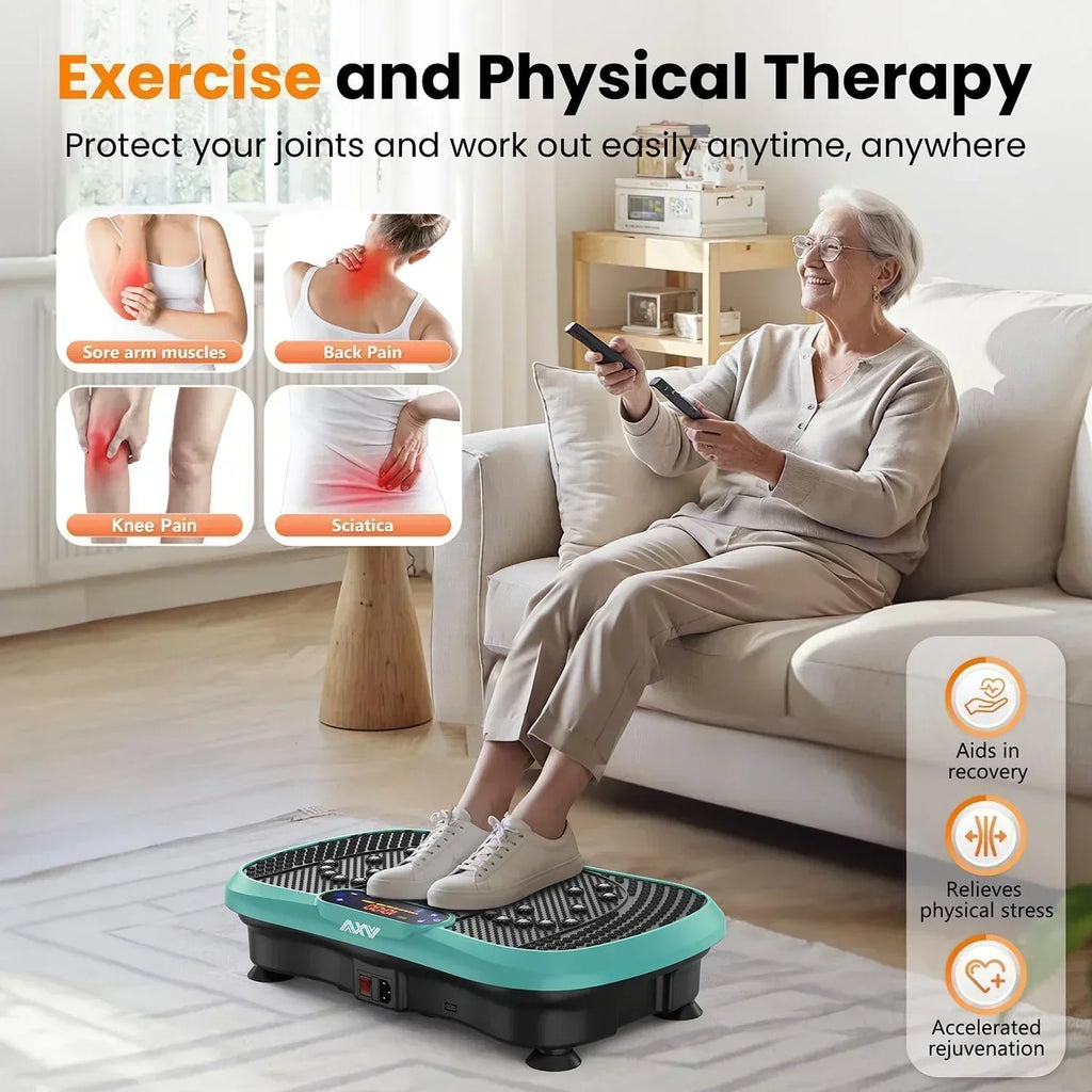 AXV Vibration Plate Fitness Platform Trainer Suitable for men and women to lose weight wourant