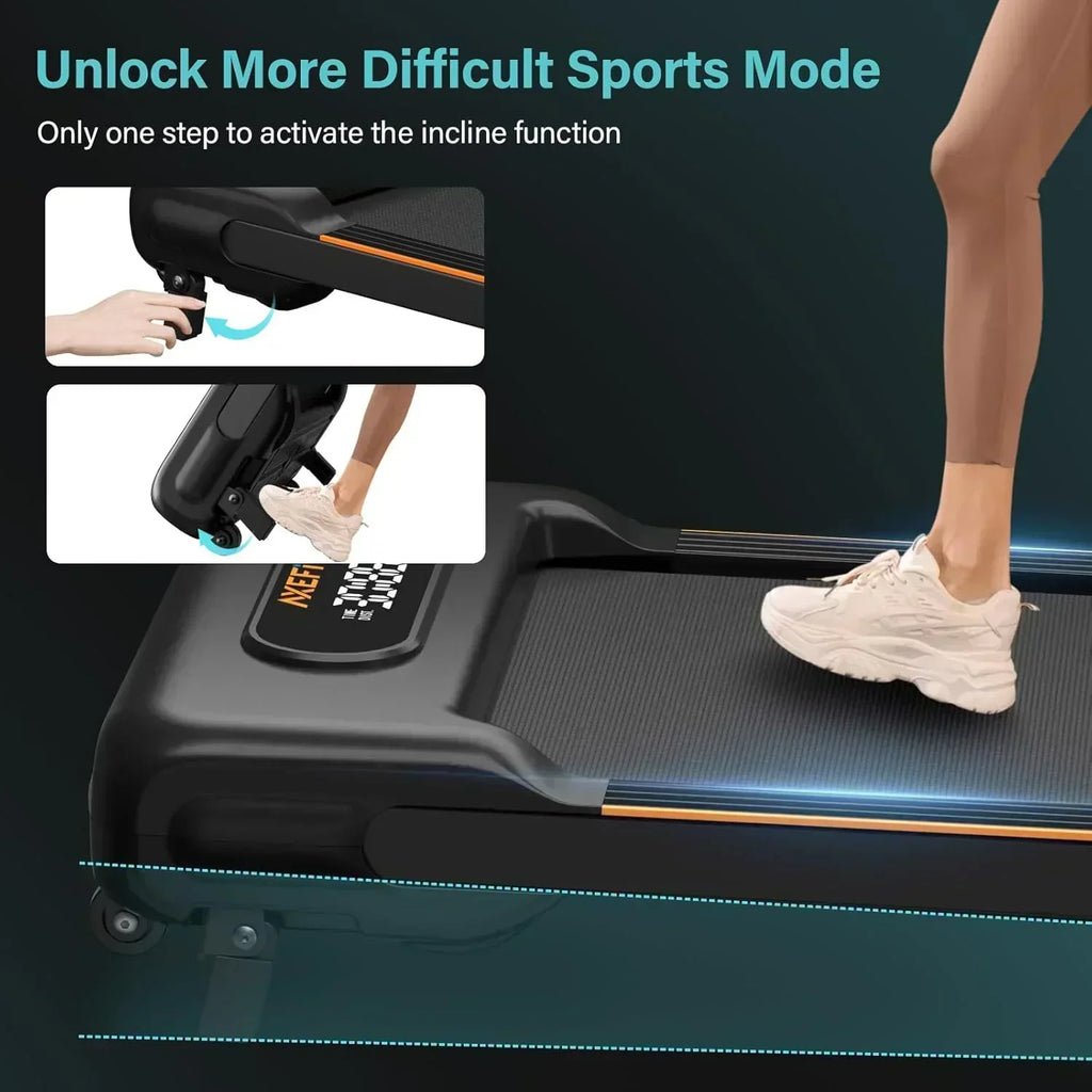 2.5 HP Portable Treadmill with Inclined Walking Pad Panel and Remote 4-in-1 Walking Treadmill wourant