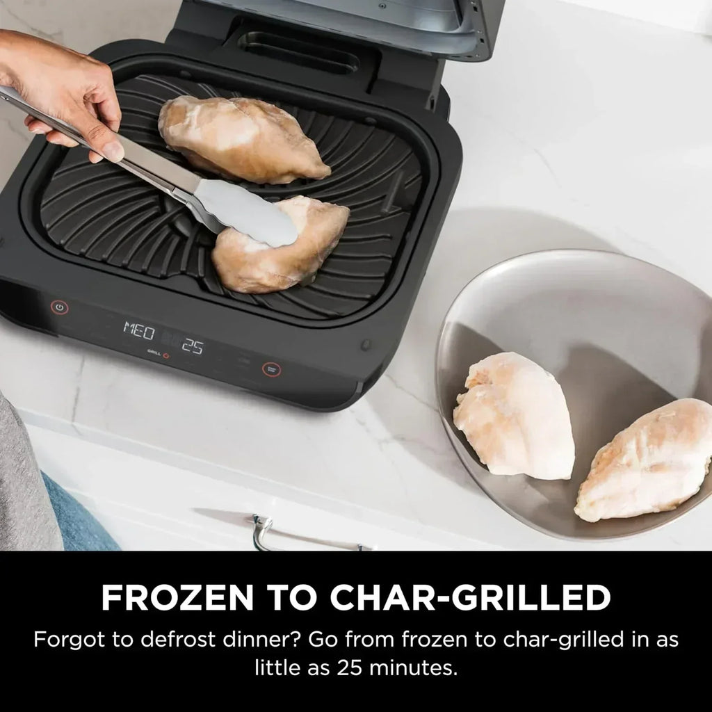 Ninja Foodi Smart XL 6-in-1 Indoor Grill with Air Fry Bake Roast Broil and Dehydrate wourant