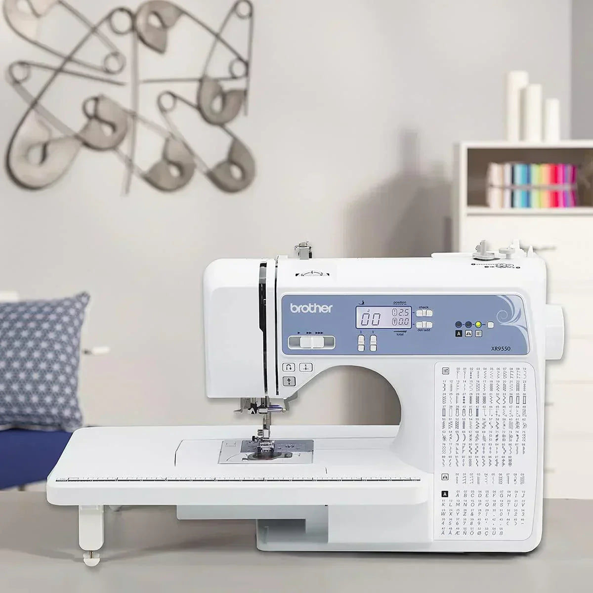 Brother Sewing and Quilting Machine Computerized 165 Built-in Stitches LCD Display Wide Table wourant