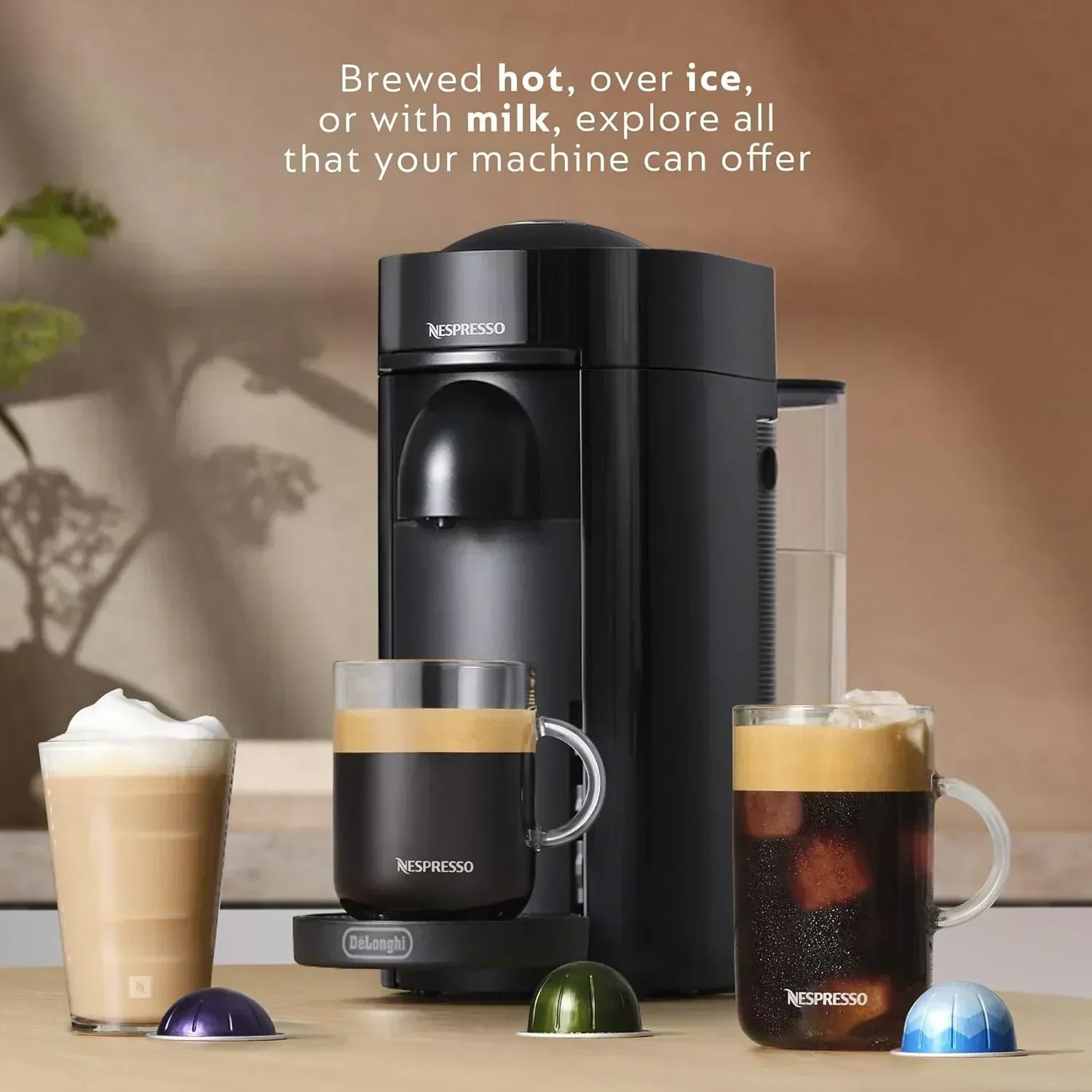 Nespresso Vertuo Plus Coffee and Espresso Maker by De'Longhi wourant