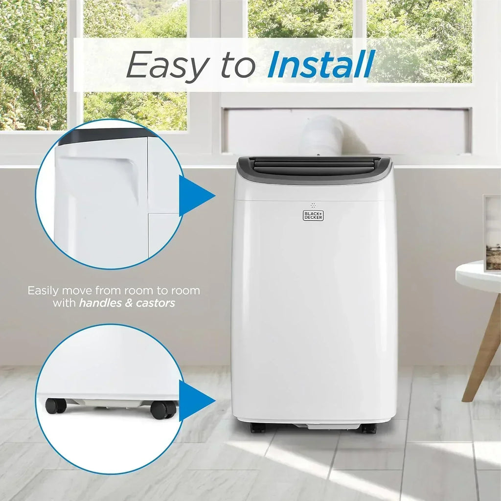 BLACK+DECKER 8,000 BTU Portable Air Conditioner for Rooms up to 350 Sq wourant