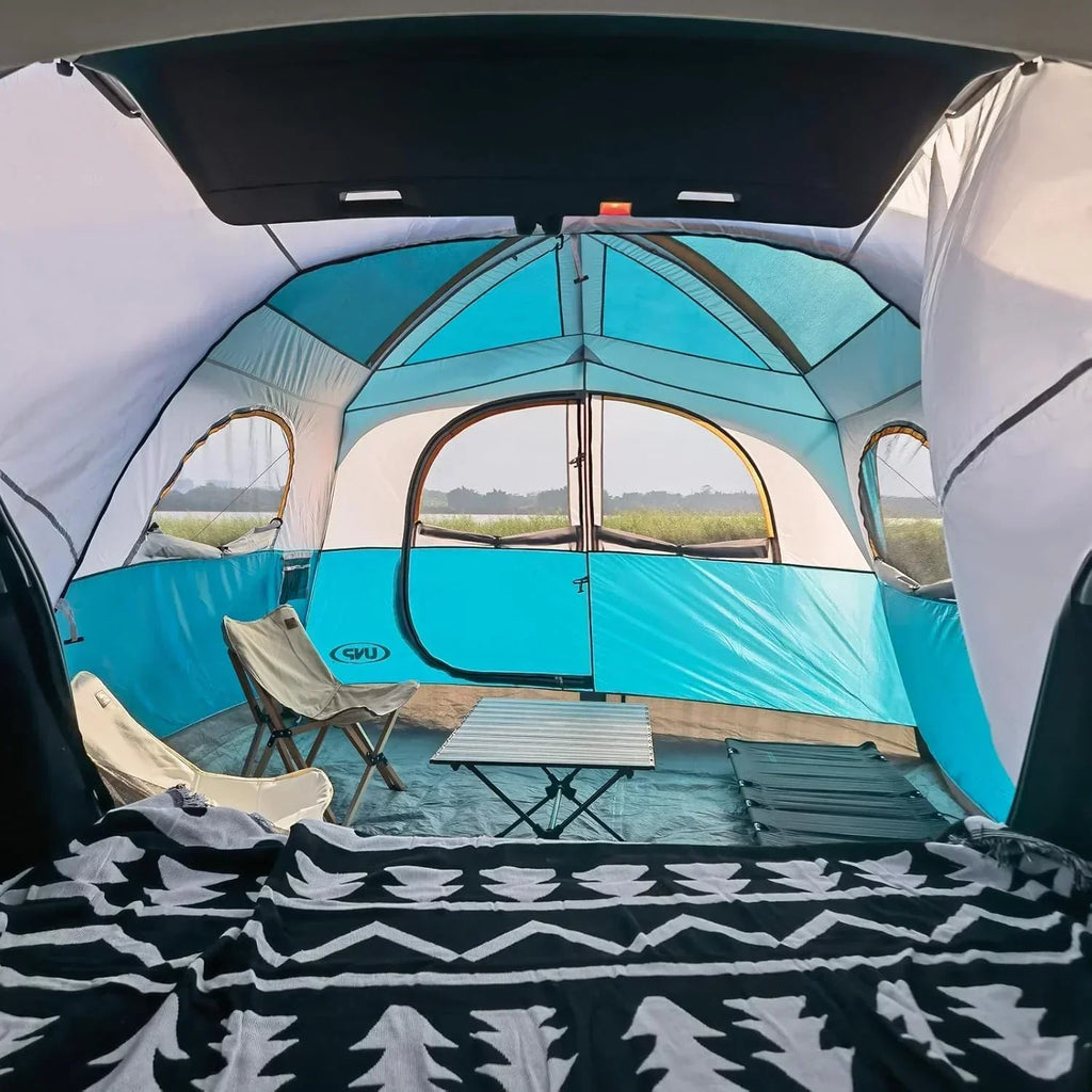 SUV Tent for Camping 6-Person SUV Tailgate Tent - Easy Set Up with Rainfly wourant