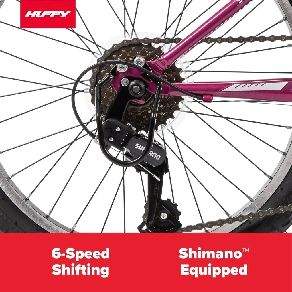 Huffy Stone Mountain Hardtail Mountain Bike for Boys/Girls/Men/Women 20"/24"/26" Sizes wourant