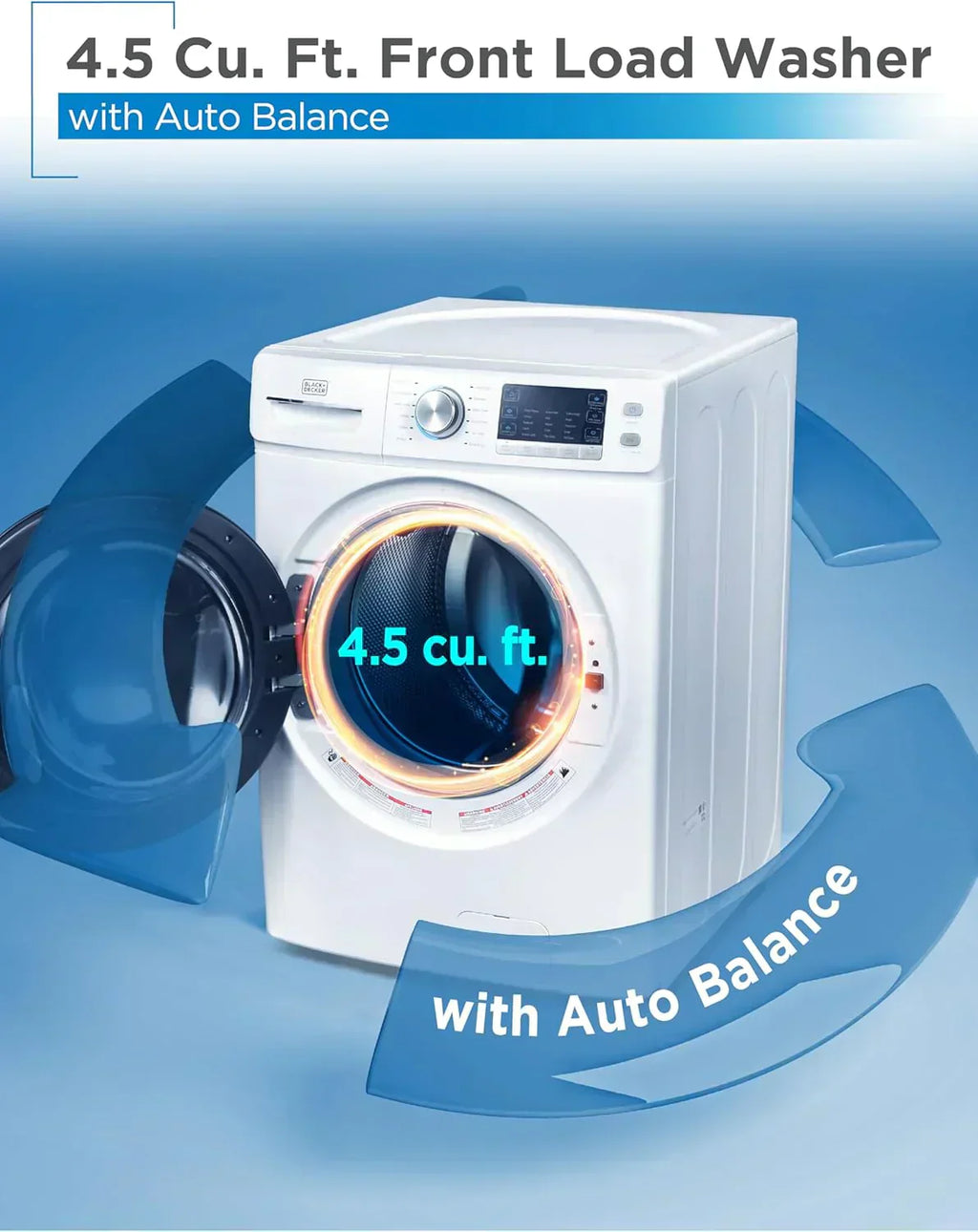Portable Washer 6.6 lb. Capacity Washing Machine for Homes & Apartments 5 Wash Cycles wourant