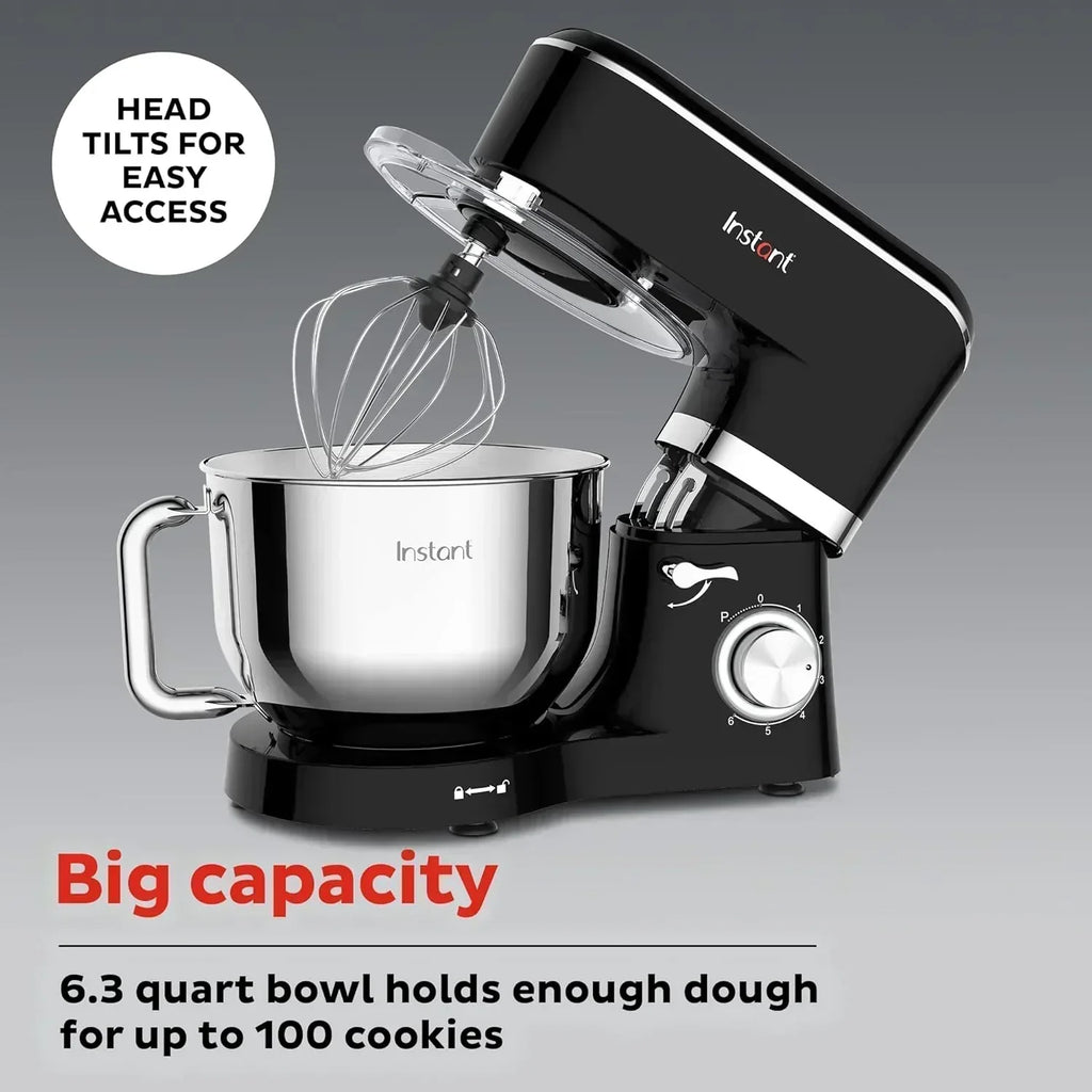 Instant Pot 6-Speed 6.3-Qt Stand Mixer with Stainless Steel Bowl wourant