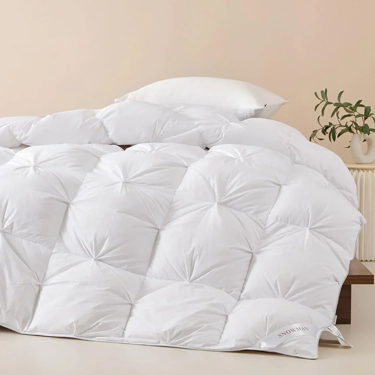 Premium Down Comforter 3D Baffle Box Design wourant