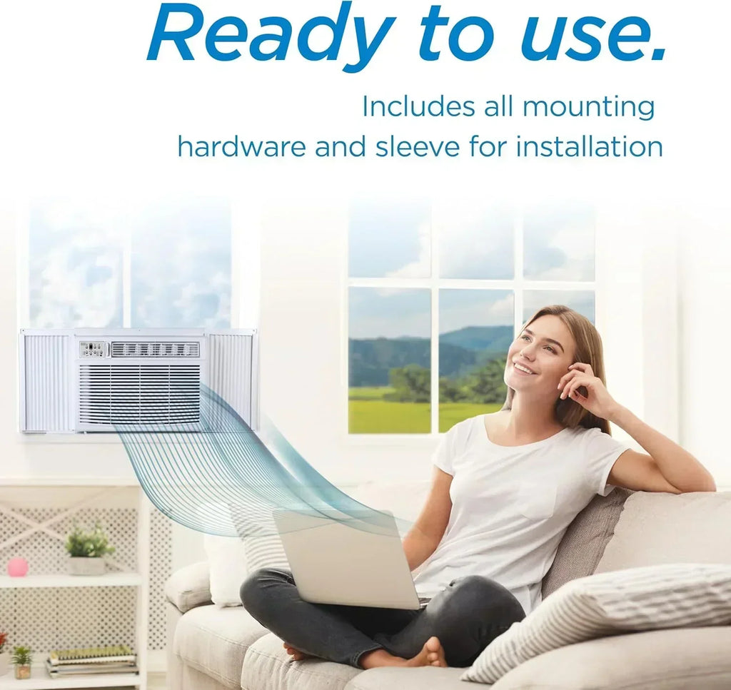 BLACK+DECKER Window Air Conditioner 5000 BTU Cools Up to 150 Square Feet AC Mechanical Controls wourant