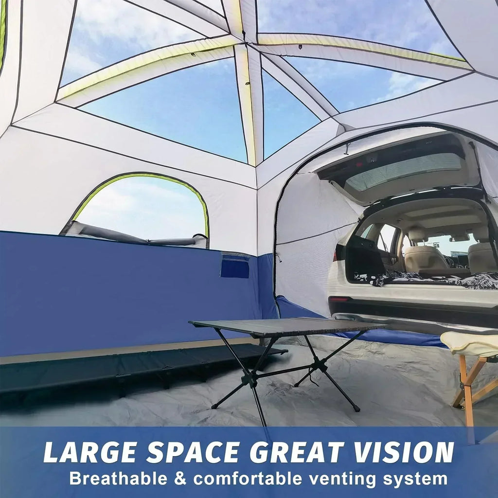 SUV Tent for Camping 6-Person SUV Tailgate Tent - Easy Set Up with Rainfly wourant